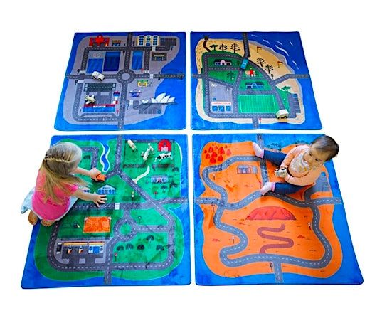 Australian Road Mats Set of 4