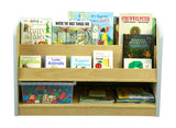 Soft Edges Toddler Solid Birch Sloping Book Unit 89cmW x 40cmD x 60cmH