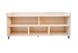 Maple Laminate Block Storage Unit 139.5cmW x 45cmD x 61.5cmH