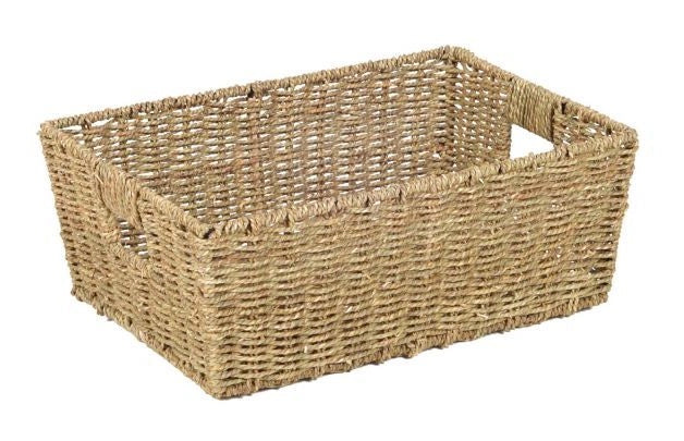 Double Depth Seagrass Baskets Set of 10