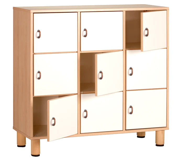 9 Space Multipurpose Unit With Doors 105cmW x 40cmD x 100cmH