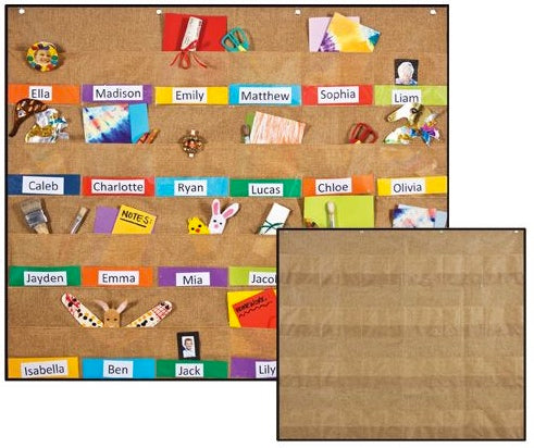 Hessian Message Display Wall Hanger
