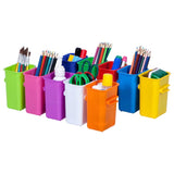 Colourful Connecting Storage Tubs - Set of 10