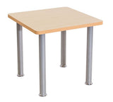 Students Square Laminated Table Birch 80cmL x 80cmW x 50cmH