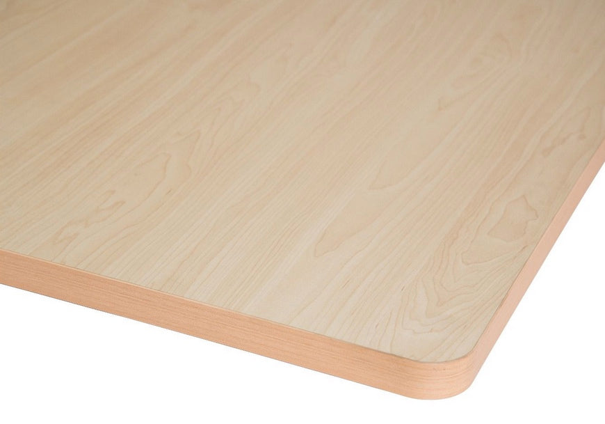 Students Rectangular Laminated Table Birch 120cmL x 60cmW x 45cmH