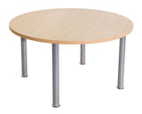 Students Round Laminated Table Birch 105cm Diameter x 61cmH
