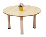Round Birch Laminated Table 90cm Diam x 54cmH