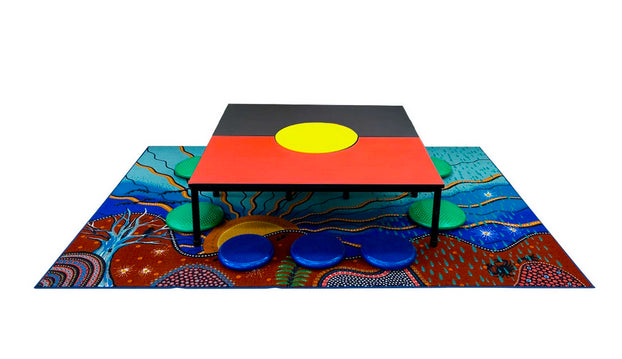 Aboriginal Flag Learning Tables – 3pcs
