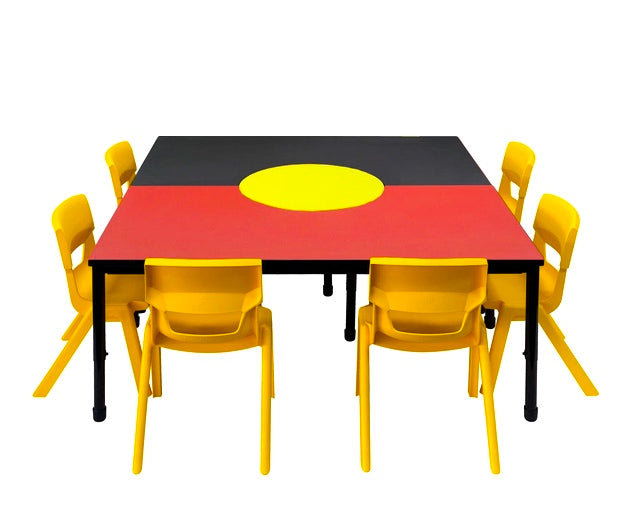 Aboriginal Flag Learning Tables – 3pcs
