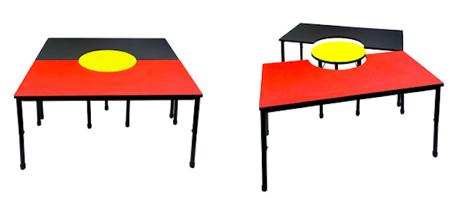 Aboriginal Flag Learning Tables – 3pcs