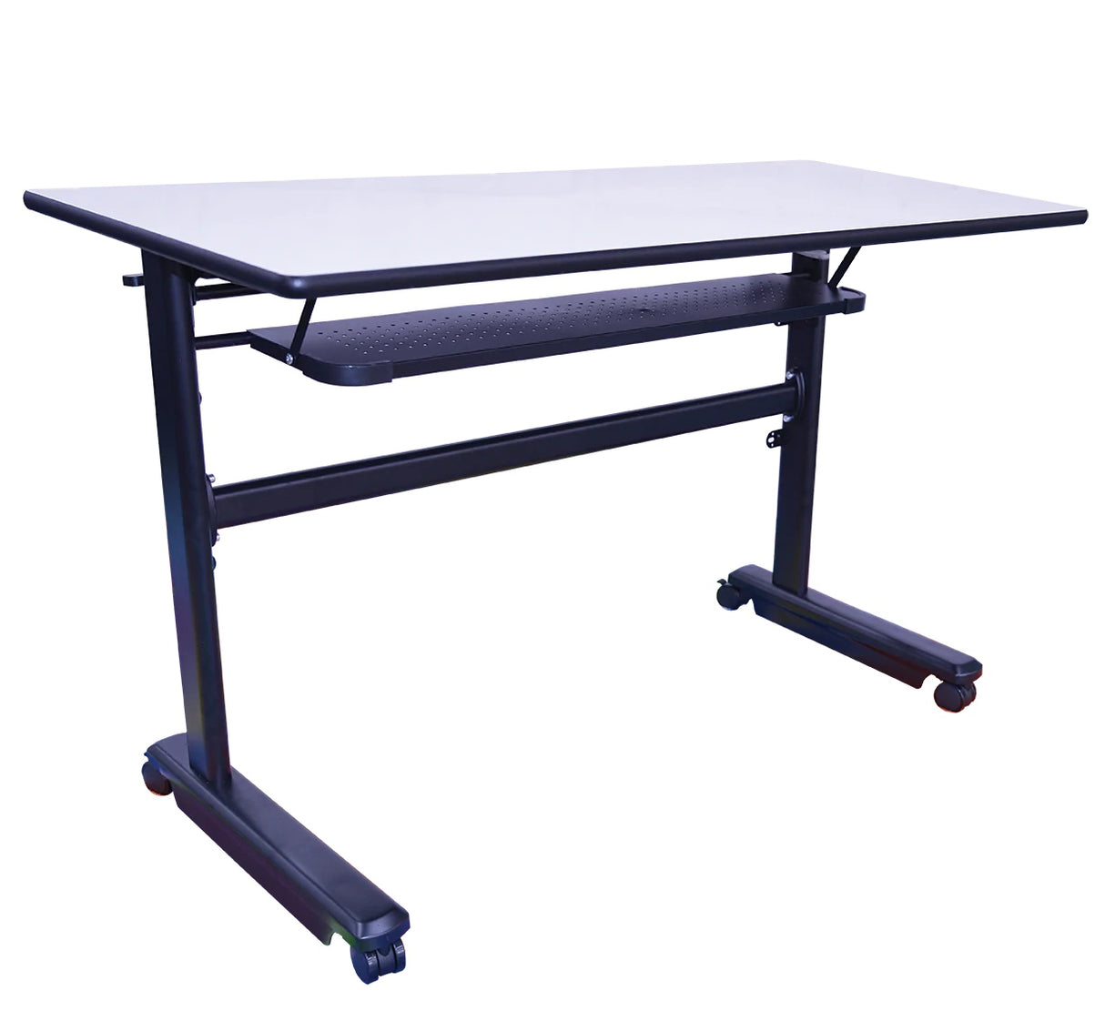 Mobile Student Flip Desk Whiteboard Combo With Dry Erase Surface
