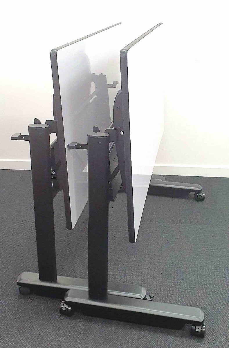 Mobile Student Flip Desk Whiteboard Combo With Dry Erase Surface