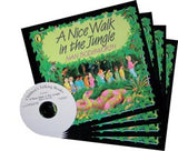A Nice Walk In The Jungle CD and 4 Book Set