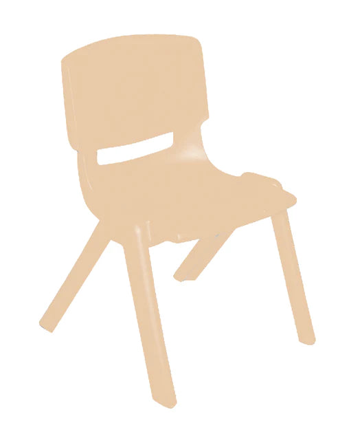 Super Tuff Stacking Chair Almond 45cm