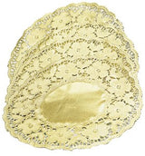 Metallic Doylies 50pcs Gold