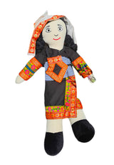 Chinese Girl Fabric Doll 45cmH