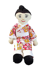 Japanese Girl Fabric Doll 45cmH