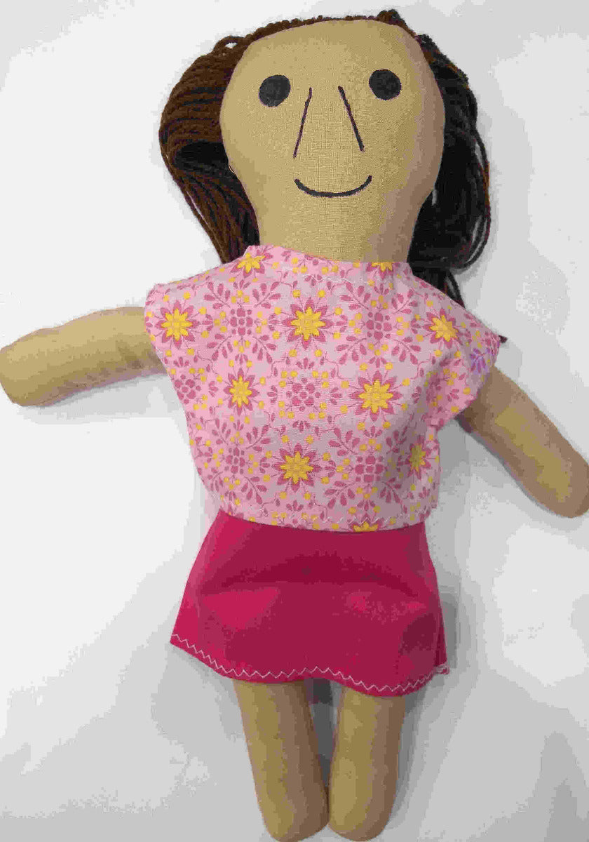 Contemporary Aboriginal Girl Doll 36cm