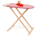 Folding Wooden Ironing Board and Iron
