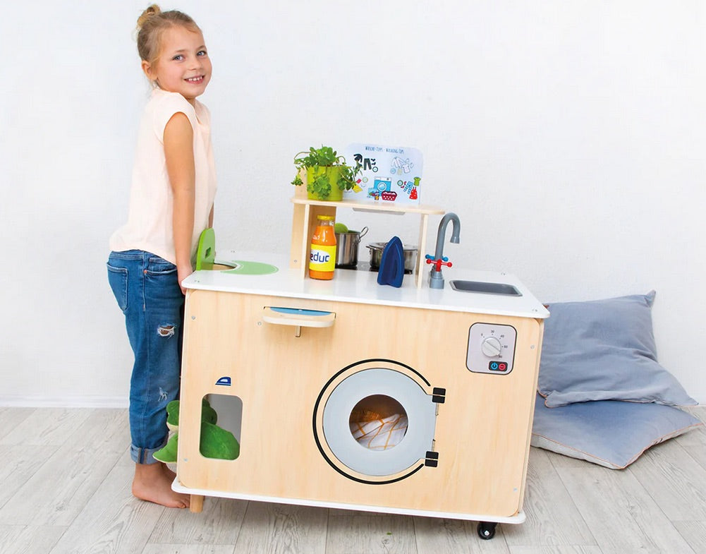 Mobile Kitchen and Laundry Home Play Centre