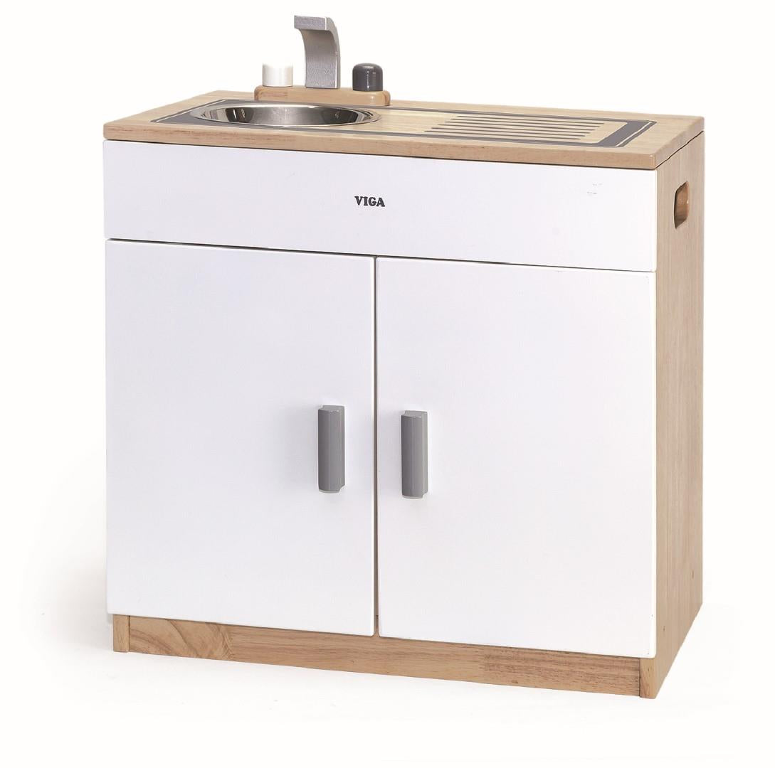 Solid Timber Sink and Cupboard White Series