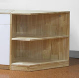 Solid Timber End Open Cupboard Unit