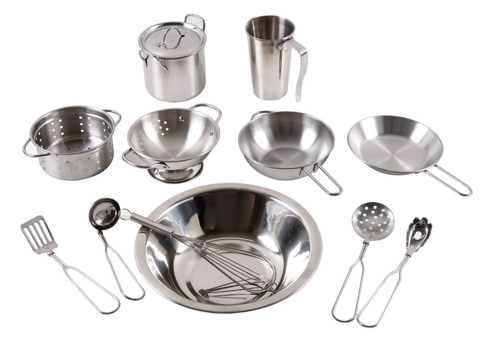 Stainless Steel Kitchen Set 12pcs – Edu-21