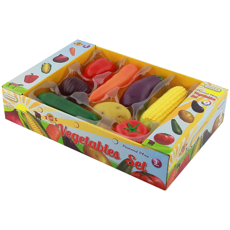 Realistic Play Vegetable Set – 8 Pieces