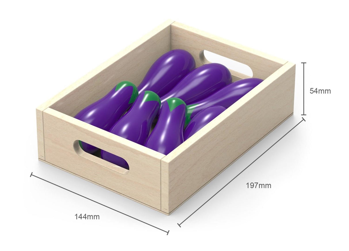Wooden Fruits and Vegetables 10 Box Set 70pcs