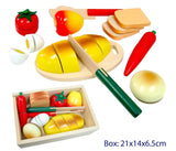 Cutting Foods Playset on Tray 22pcs