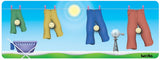 Knobbed Pants Sequence Puzzle 4pcs