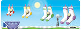 Knobbed Sock Sequence Puzzle 4pcs