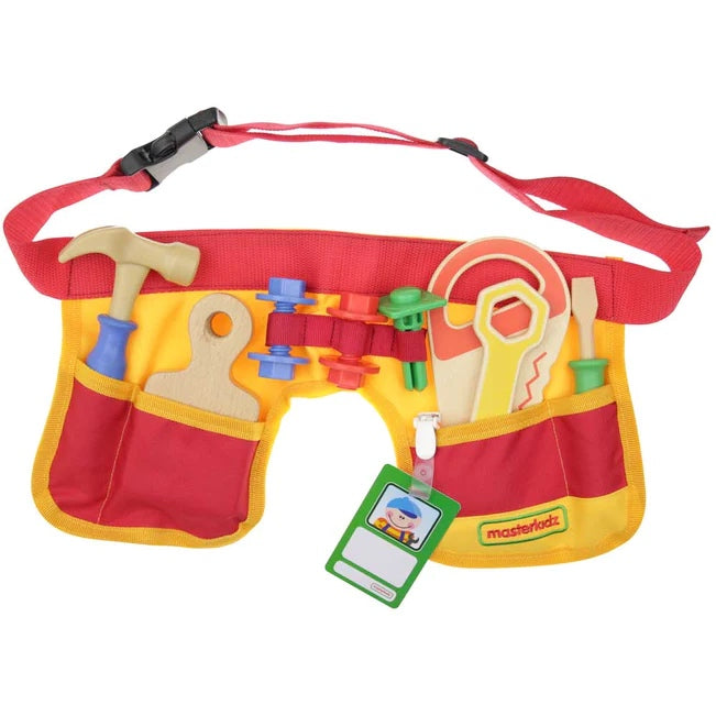 Carpenter's Toolbelt and Tools Set