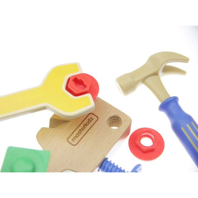 Carpenter's Toolbelt and Tools Set