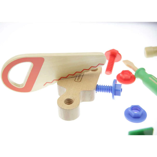 Carpenter's Toolbelt and Tools Set