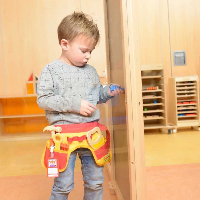Pretend Carpenter's Toolbelt and Tools Set