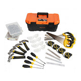 Complete Carpentry Tools Kit With Toolbox 27pcs