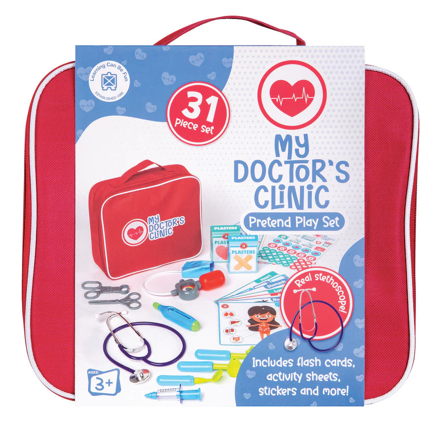 My First Doctor Set – 31 Piece Medical Role Play Kit