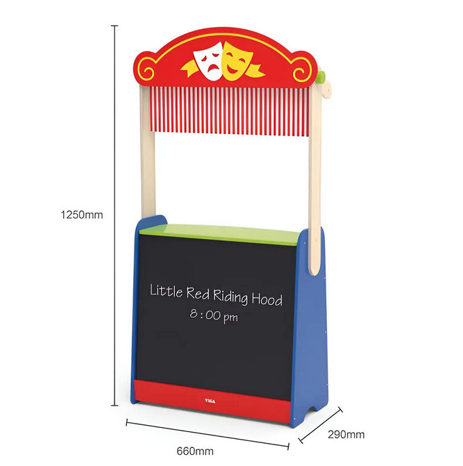 2-in-1 Puppet Theatre and Market Stand