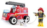 Wooden Fire Truck 20cmL