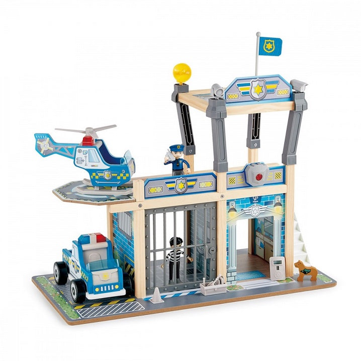 Two Storey Police Station With Accessories
