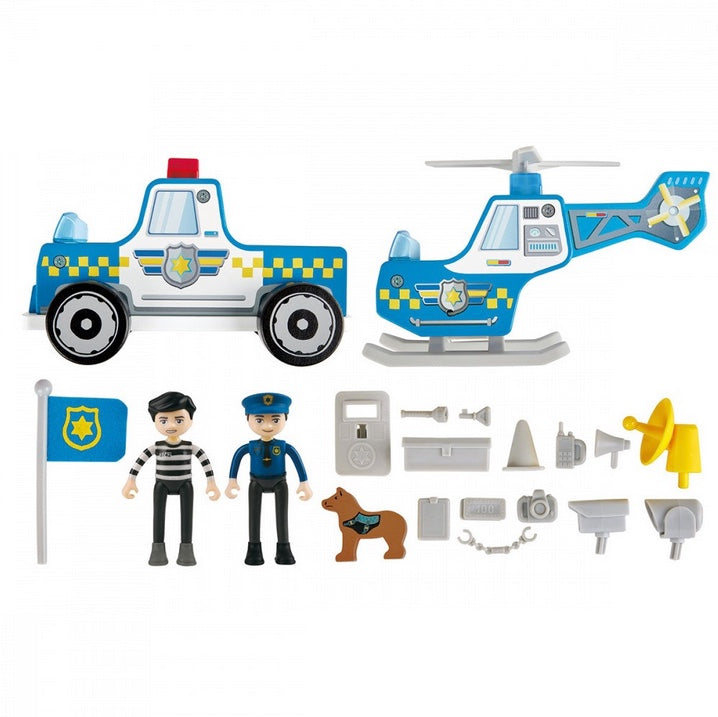 Two Storey Police Station With Accessories