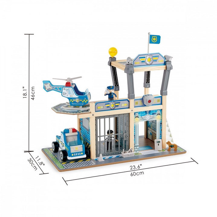 Two Storey Police Station With Accessories
