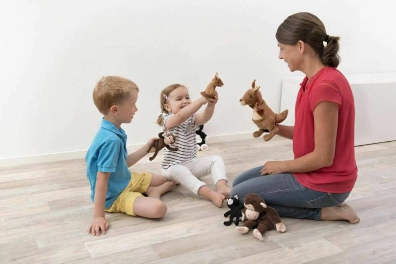 Cara and Mimi - Cat and Kitten Puppets