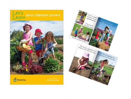 Big Book 'Let's Learn About Vegetable Gardens'