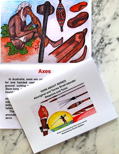 Kurrajong Yarn About 3 Book Series - Boomerangs, Tools and Weapons and Let's Compare