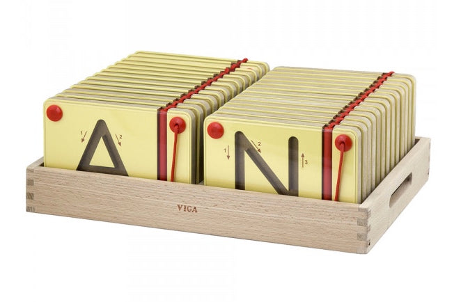 Magnetic Alphabet Upper Case Tracing Boards Set 26pcs