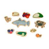 Australian Bush Tucker Wooden Playset – 10 Piece Set