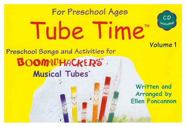 Boomwhacker Tube Time Songs & Activities Book & CD for 4-5 yrs
