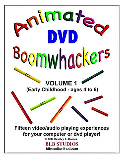 Boomwhackers Animated DVD Volume 1 for 4-6 yrs